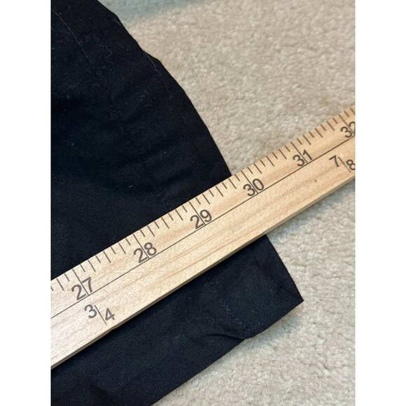 Dickies Women's Medium Black Pink Racing Stripe Drawstring Waist Scrub Pants NWT - Picture 11 of 12